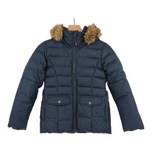 The North Face Kids Gotham Hooded Down Jacket with Faux-Fur Trim M